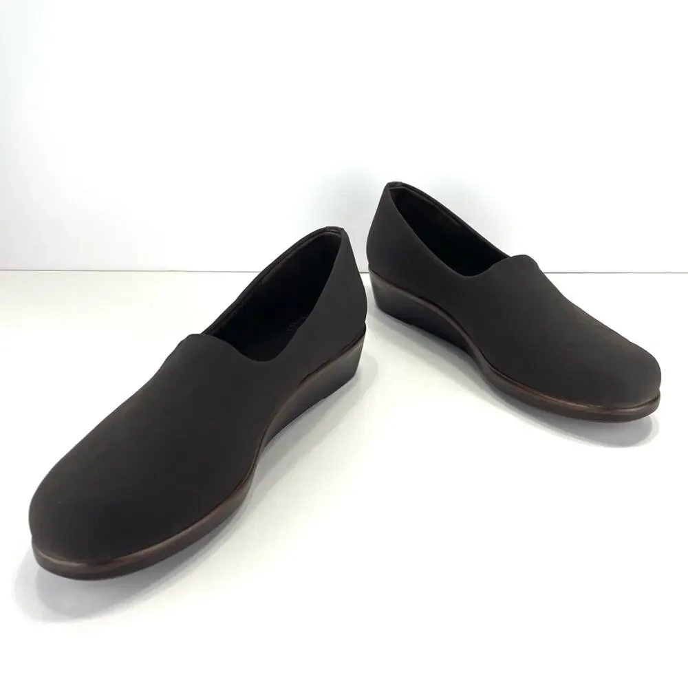 SAS TRIPAD Bliss Women Comfort Shoes Size 10 Lightweight Wedge Platform Slip-On
